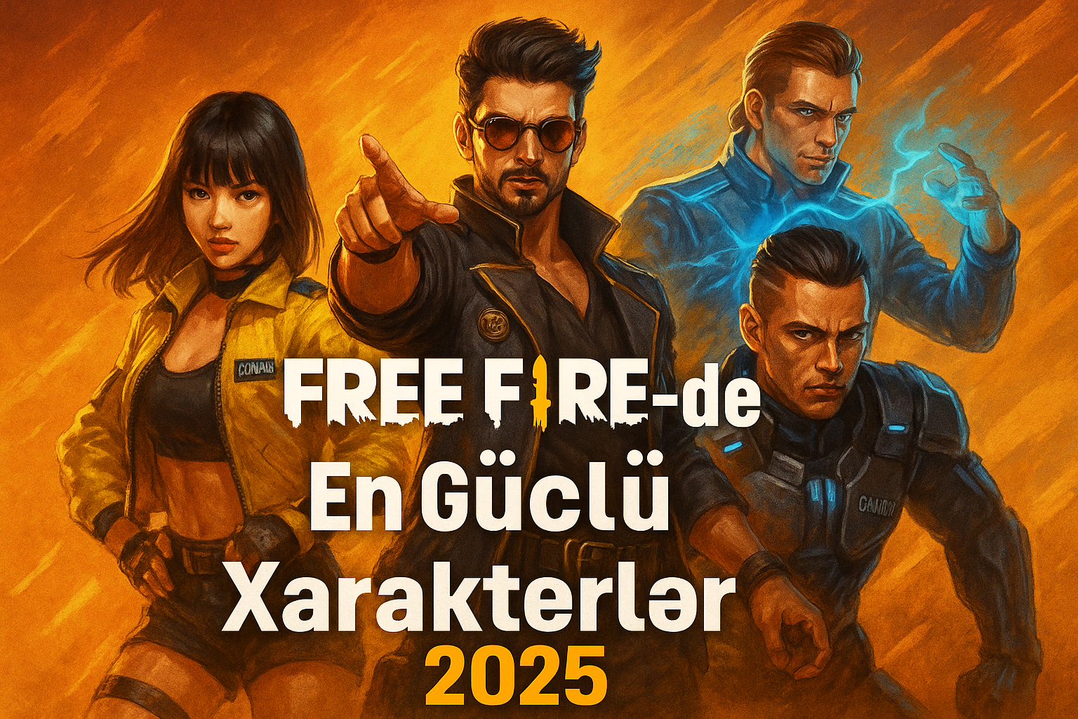 Free Fire ən güclü xarakterlər 2025