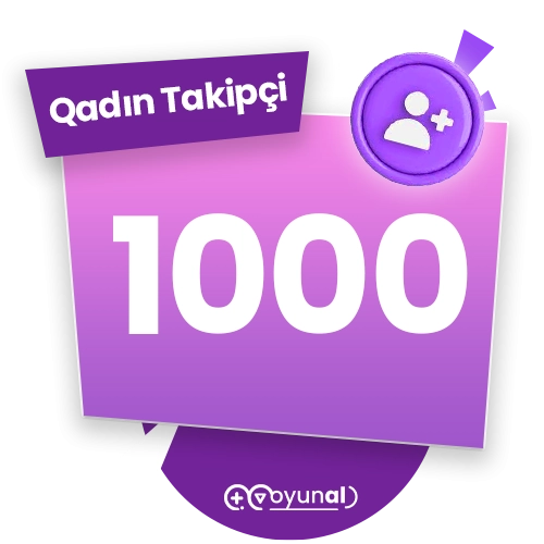 1000 qadın takipçi