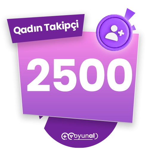 2500 qadın takipçi