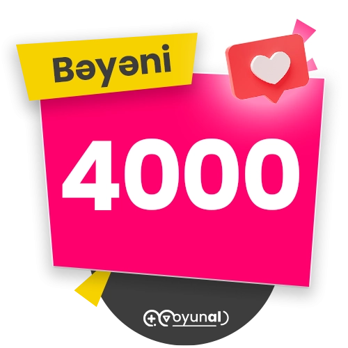 4000 TikTok Bəyənisi