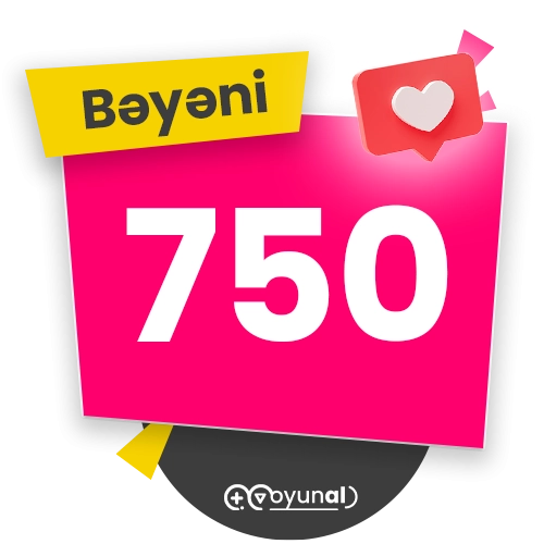 750 TikTok Bəyənisi