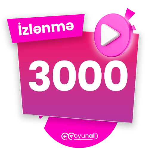 İnstagram 3000 izlənmə