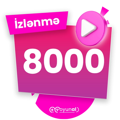 İnstagram 8000 izlənmə
