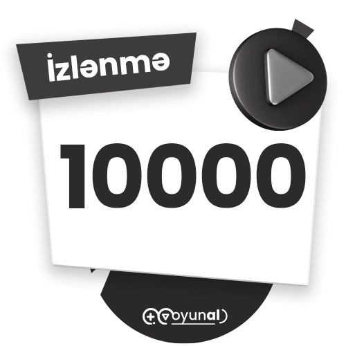 TikTok 10000 izlənmə