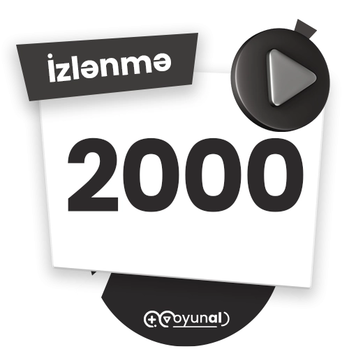 TikTok 2000 izlənmə