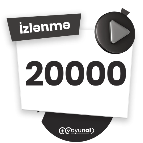 TikTok 20000 izlənmə